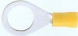 Kabelové očko M10 žluté, 100 ks