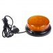 LED maják, 12-24V, 32x0,5W oranžový, magnet, ECE R65 R10