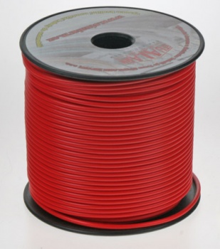 Kabel 1,5 mm, červený, 100 m bal