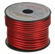 Kabel 6 mm, červeně transparentní, 25 m bal