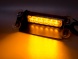 PREDATOR LED vnitřní, 6x3W, 12-24V, oranžový, 210mm, CE