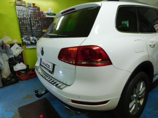 Tažné zařízení VW Touareg 2002 i model 2014-, Porsche Cayenne 2002 i model 2010, odnímatelný vertikalní bajonet, Westfalia