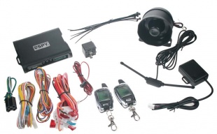 SPY 2-WAY CAR autoalarm, 2 x LCD ovladač