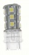 LED žárovka 12V s paticí T20 (3156) bílá, 18LED/3SMD