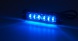 LINER LED 6x5W LED, 12-24V, modrý, ECE R65