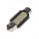 LED žárovka 12V s paticí sufit(36mm), 3LED/3SMD s chladičem
