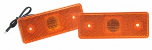 Boční obrysové světlo LED, oranžové 12V