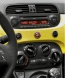 2DIN redukce pro Fiat 500 06/2007- černá lesklá