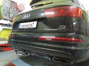 Tažné zařízení Audi Q7, od 2015 odnímatelný vertikální bajonet