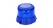 Robustní modrý LED maják, modrý hliník, 48W, ECE R65