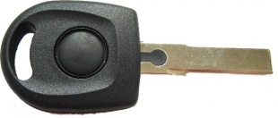 Náhr. klíč pro Škoda, VW, Seat s čipem ID48 a lampičkou