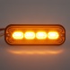 PREDATOR 4x4W LED, 12-24V, oranžový, ECE R65