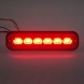 PREDATOR 6x4W LED, 12-24V, červený, ECE R10