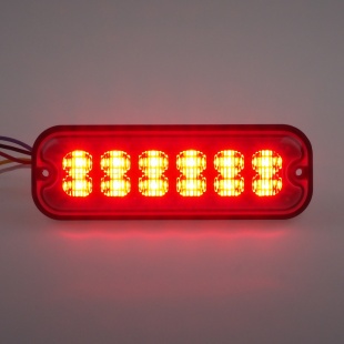 PREDATOR 12x4W LED, 12-24V, červený, ECE R10