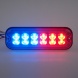 PREDATOR 12x4W LED, 12-24V, červeno-modrý, ECE R10