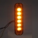 PREDATOR 12x1W LED vertikální, 12-24V, oranžový, ECE R65