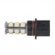 LED žárovka 12V s paticí P13W, 18LED/3SMD