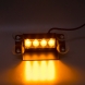 PREDATOR LED vnitřní, 4x3W, 12-24V, oranžový, 146mm, CE