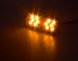 PROFI LED výstražné světlo 12-24V 11,5W oranžový ECE R65 114x44mm