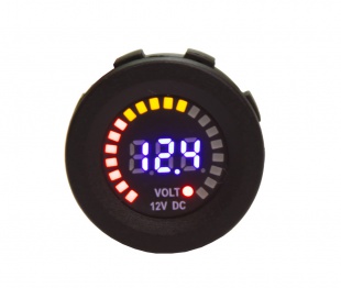 Digitální voltmetr 12V s analogovou indikací