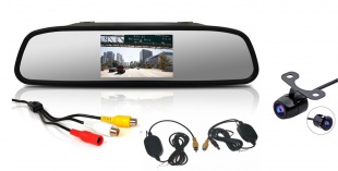 Bezdrátová parkovací kamera s LCD 4,3