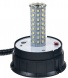 LED maják, 12-24V, modrý magnet, 80x SMD5050, ECE R10
