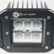 LED světlo 10-30V, 6x3W, R10, rozptýlený paprsek, 122x91x68mm