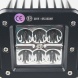LED světlo 10-30V, 6x3W, R10, bodový paprsek, 122x91x68mm