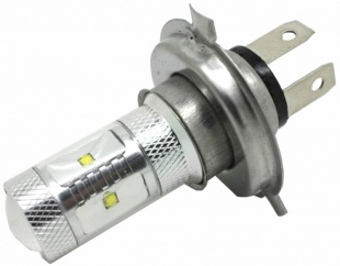 CREE LED H4 12-24V, 30W (6x5W) bílá