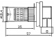 TURBO LED 12-24V s paticí H11, 48W bílá