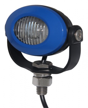 PROFI LED výstražné světlo 12-24V 3x3W modrý ECE R65 92x65mm