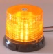 LED maják, 12-24V, oranžový, homologace