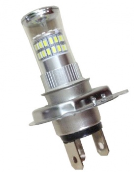 TURBO LED 12-24V s paticí H4, 48W bílá