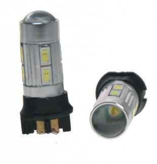 LED žárovka s paticí PW24W, 8 x 5630SMD + 3W CREE, 12V