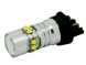 LED žárovka s paticí PW24W 12-24V, 50W (10x5W) bílá