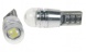 LED žárovka 12V T10 bílá, 2LED/5730SMD s čočkou