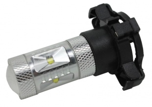 LED žárovka s paticí PY24W 12-24V, 30W (6x5W) bílá