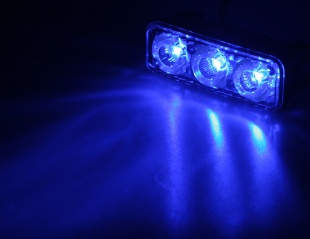 PREDATOR LED vnější bezdrátový, 12x LED 1W, 12V, modrý