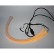 LED pásek, dynamické blinkry oranžová / poziční světla bílá, 45 cm