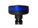 LED maják, 12–24 V, 9 x 3 W modrý s teleskopickou tyčí na motocykl