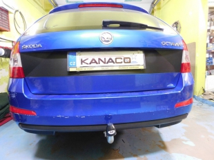 Tažné zařízení Škoda Octavia III i IV sedan, kombi 2+4WD pevný čep 2 šrouby ze strany