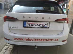Tažné zařízení Škoda Octavia III i IV sedan, kombi 2+4WD pevný čep 2 šrouby ze strany