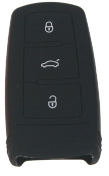 Silikonový obal pro klíč VW 3-tlačítkový, černý