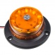 LED maják, 12-24V, 12x3W oranžový, magnet, ECE
