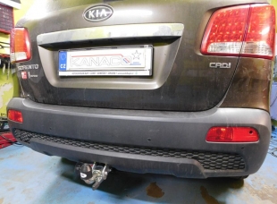 Tažné zařízení Hyundai Santa Fe / Kia Sorento (09-12), 2006 - 2012 odnímatelný horizontální bajonet Galia