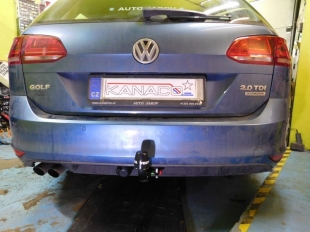Tažné zařízení VW Golf VII kombi, od 2013 - odnímatelné vertikální zařízení