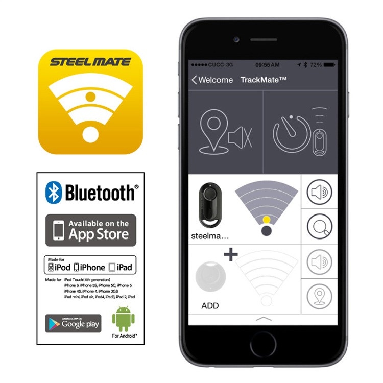 Inteligentní sledovací Bluetooth systém s aplikací I880