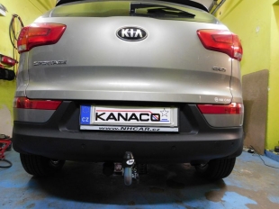 Tažné zařízení Kia Sportage 2010-2016 / Hyundai iX35 odnímatelný horizontální bajonet