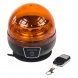 AKU LED maják, 12x3W oranžový, dálkové ovládání, magnet, ECE R65