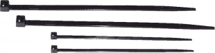 Vázací pásek černý 2,5 x 100 mm, 100 ks